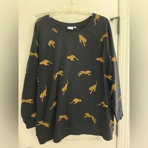 TORRID Leopard Print Sweartshirt